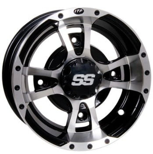 ITP SS112 Sport ATV Wheel Machined w/Black 10x5 (1028334404B)