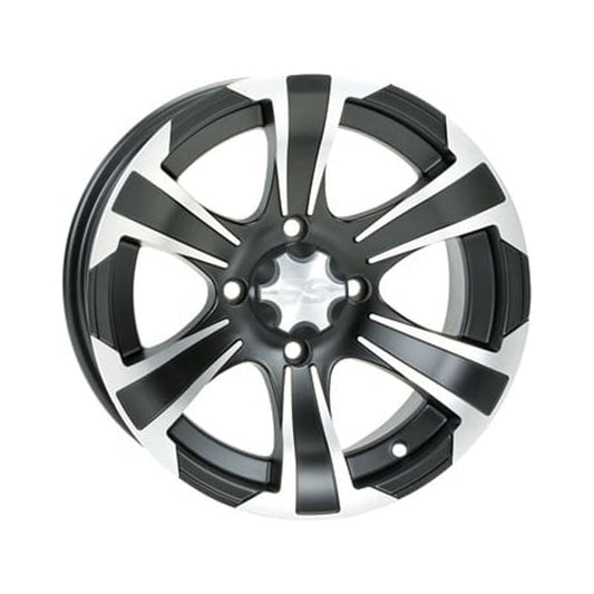 ITP SS312 Alloy Series Wheel 14x6 4.0 + 2.0 Matte Black 4/156 Compatible With Polaris Ranger RZR XP 4 Turbo LE 2019