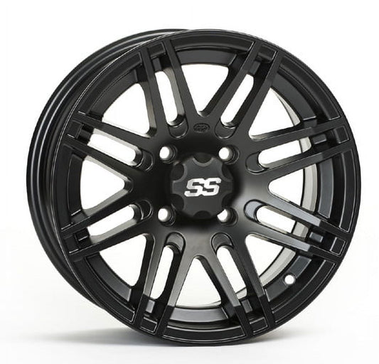 ITP SS316 Matte Black ATV Wheel Rear 14x7 4/110 (2+5) [14SB901]
