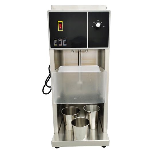 Ice Cream Blender Shaker Frozen Soft Yogurt Blending Stir Machine with 3 Cups 110V