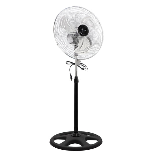 Impress 18 Inch Chrome Hi-Speed Industrial Standing Fan