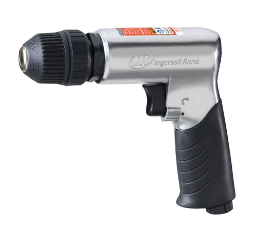 Ingersoll Rand 7811G 3/8" Pistol Grip Air Drill, Keyless Chuck, Reversible, 1,700 rpm, .5HP, 2.7 lbs