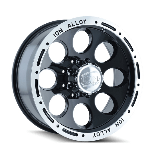 Ion 174 15X8 6X139.7 -27Et 106Cb Black/Machined