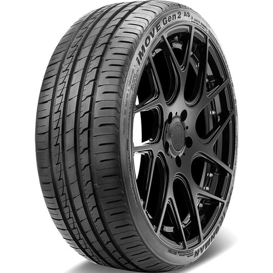 Ironman iMOVE Gen2 AS 185/65R15 88H A/S Performance Tire Fits: 2017 Hyundai Accent LE, 2013-14 Honda Fit EV