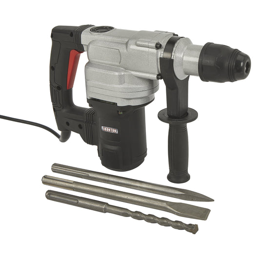 Ironton Heavy-Duty SDS Max Rotary Hammer Drill, 1-1/2in. Chuck, 3780 BPM, 110V, 10 Amps