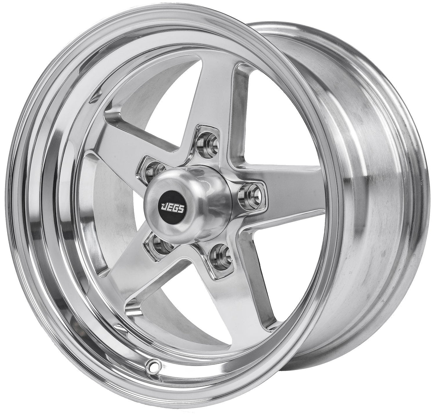 JEGS 681276 SSR Star Wheel Size: 15 x 8 Bolt Pattern: 5 x 5.00 Back Spacing: 4.5