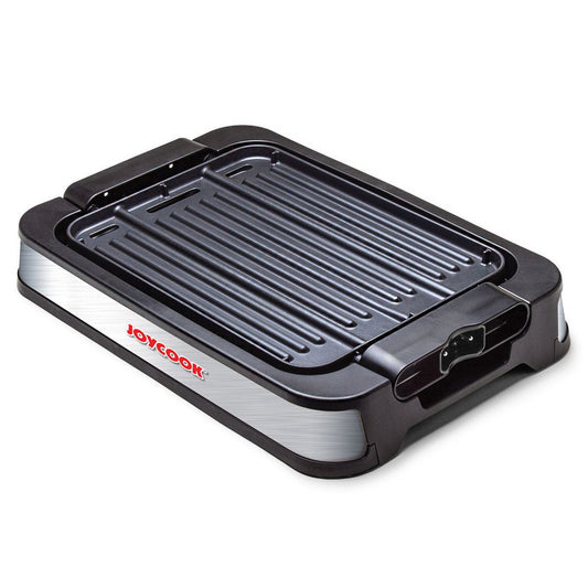 JOYCOOK EDC-ET2100A Electric Reversible Grill + Griddle, Family Size, Non-Stick