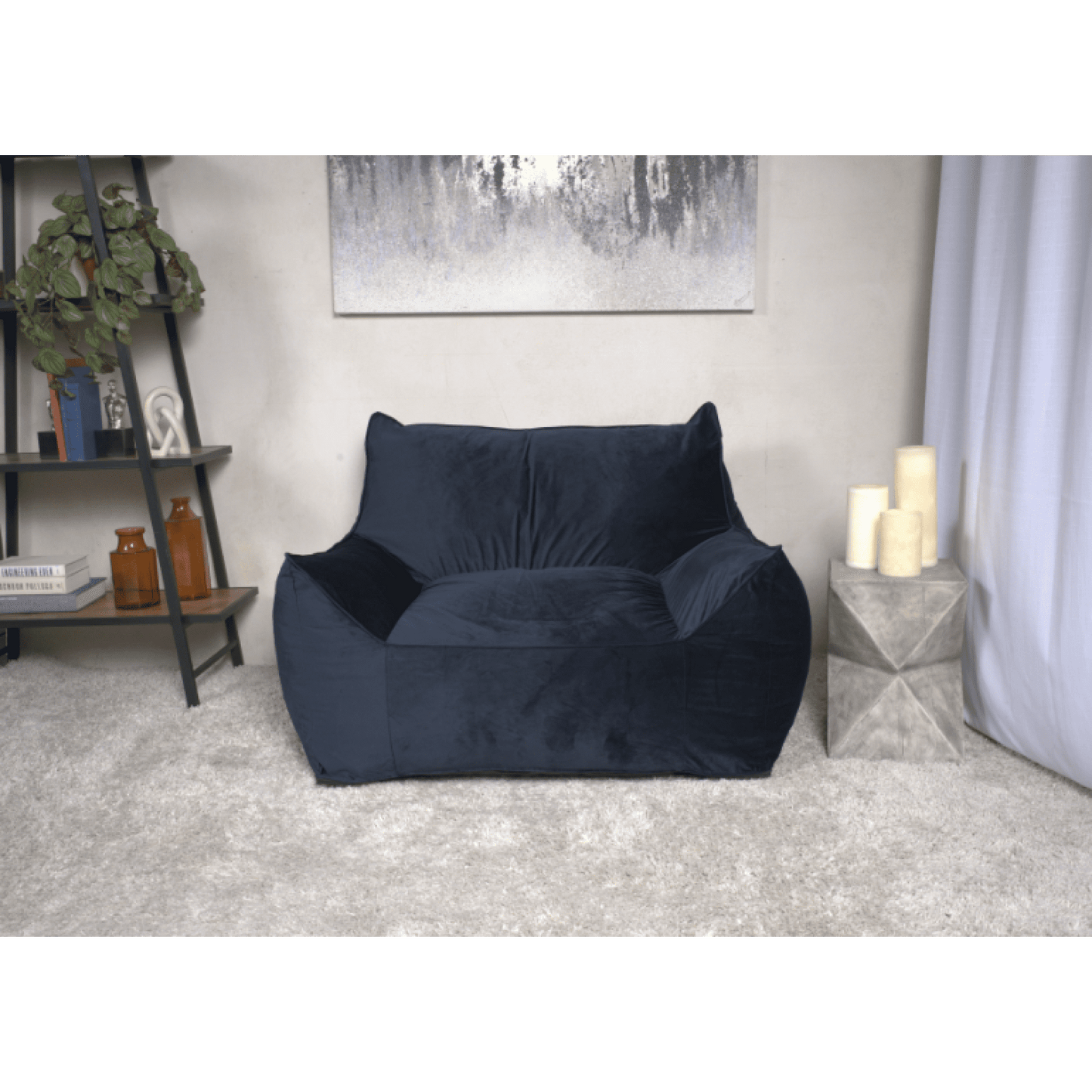 Jopath Velveteen Bean Bag Chair Foam Filler Large Beanbags Lazy Sofa With Armrests Removable Covers With Safety Zippers Foam Filled For Bedroom Living Room Pink