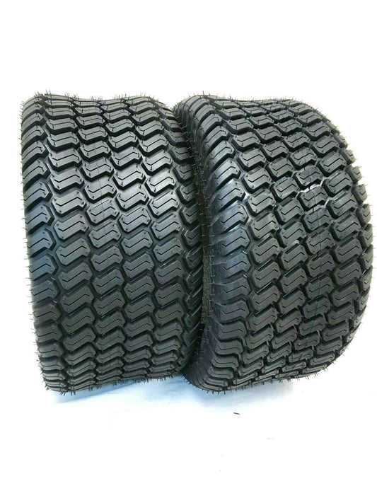 Justubes 20x10.00-8 Heavy-Duty Lawn Mower Tractor Tires, Pack of 2