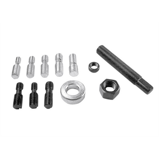 K-Tool 70343 Harmonic Balancer Installer with 8 Threaded Adapters