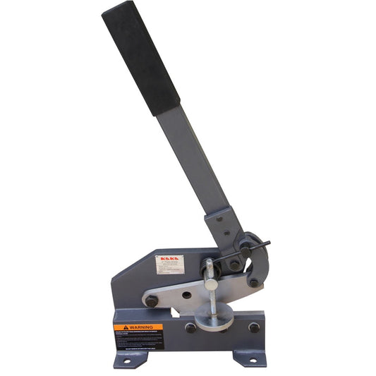 KAKA Industrial HS-6 6-Inch Sheet Metal Plate Shear, Solid Steel Frame, Mounting Type Metal Shear, For Cutting Sheets and Bars, High Precision Manual Hand Plate Shear