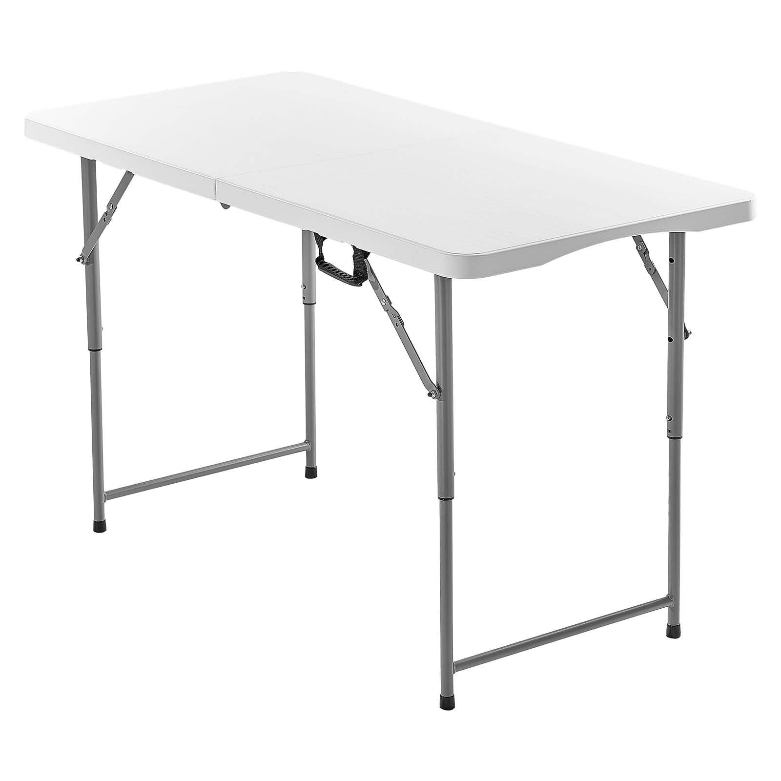 KFFKFF Mesa Plegable PortÃ¡til de 6 Pies, Mesa Utilitaria Resistente Plegable por la Mitad con Asa, Mesa Rectangular de PlÃ¡stico para Interiores y Exteriores para Eventos, Comedor, Fiestas, Campamentos, Picnics y Bodas, Negra