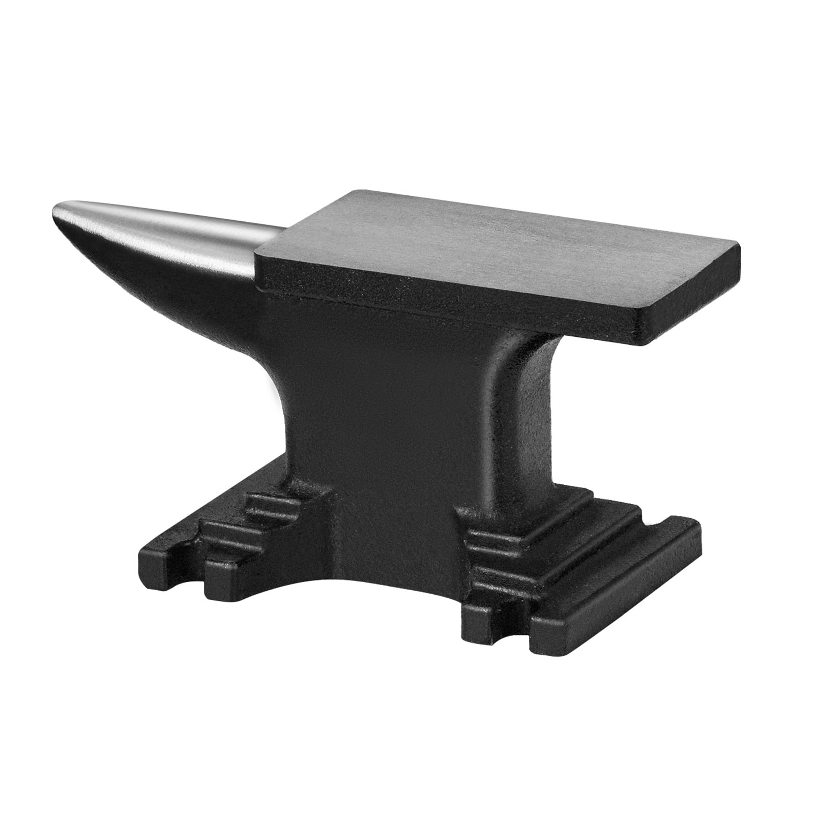 KFFKFF 8.8lbs Anvil Cast Steel 50 HRC Single Hole Anvil Blacksmith for Forging Metalwork
