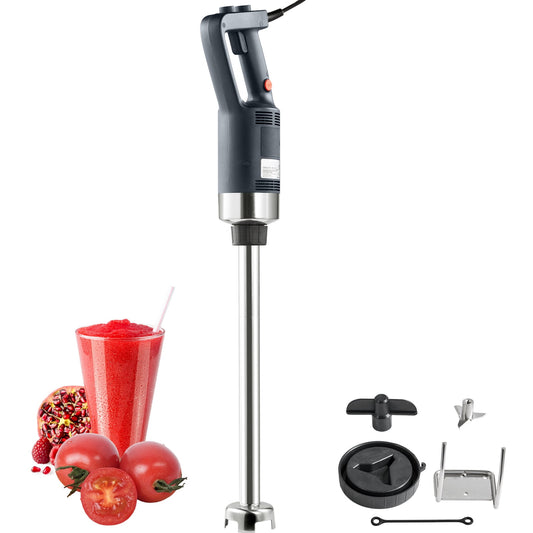 KFFKFF Commercial Immersion Blender Heavy Duty Hand Mixer 750W Variable Speed