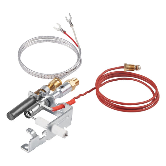 KFFKFF Gas Pilot Assembly Kit, OE 14D0477, LPG8404, SRV14D0477, Fireplace Ignition Replacement for LPG Systems, Compatible with Select Lexington Forge, Majestic, Martin, and Monessen Models