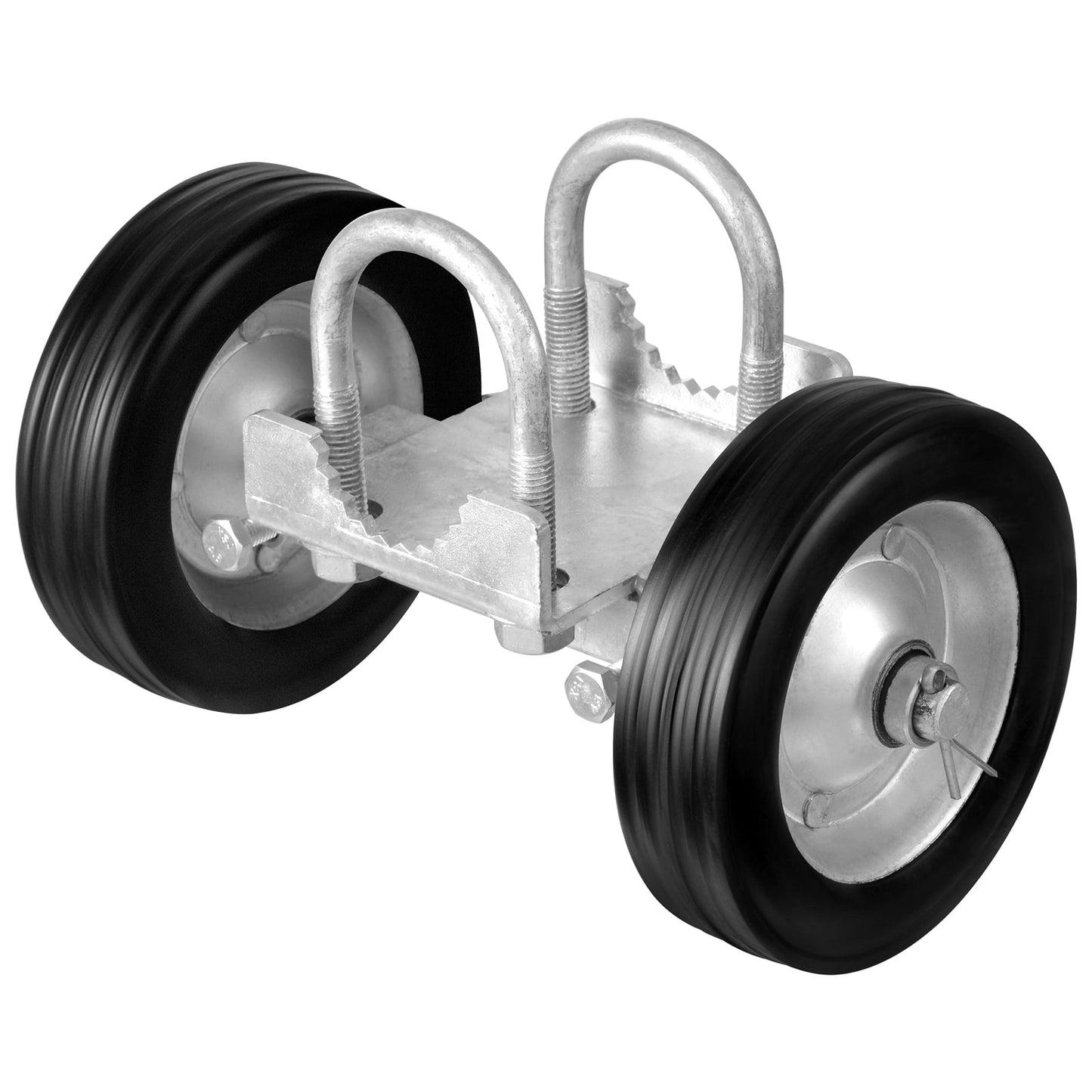 KFFKFF Glide Gate Set, 6â€ Mobile Gate Equipment Set, Universally Adaptable Glide Gate Wheel Track, Robust Glide Gate Direction Wheel for Glide Gates and Roll Doors,600lbs Capacity,Black