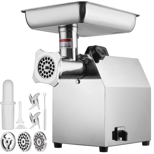 KFFKFF 794 lb/H Heavy Duty Meat Grinder Electric Meat Grinder with 4600W Max with Sausage Stuffer, Kubbe Kit, Vegetable Slicer & Shredder, Cheese Grater Home use, Sausage Stuffer