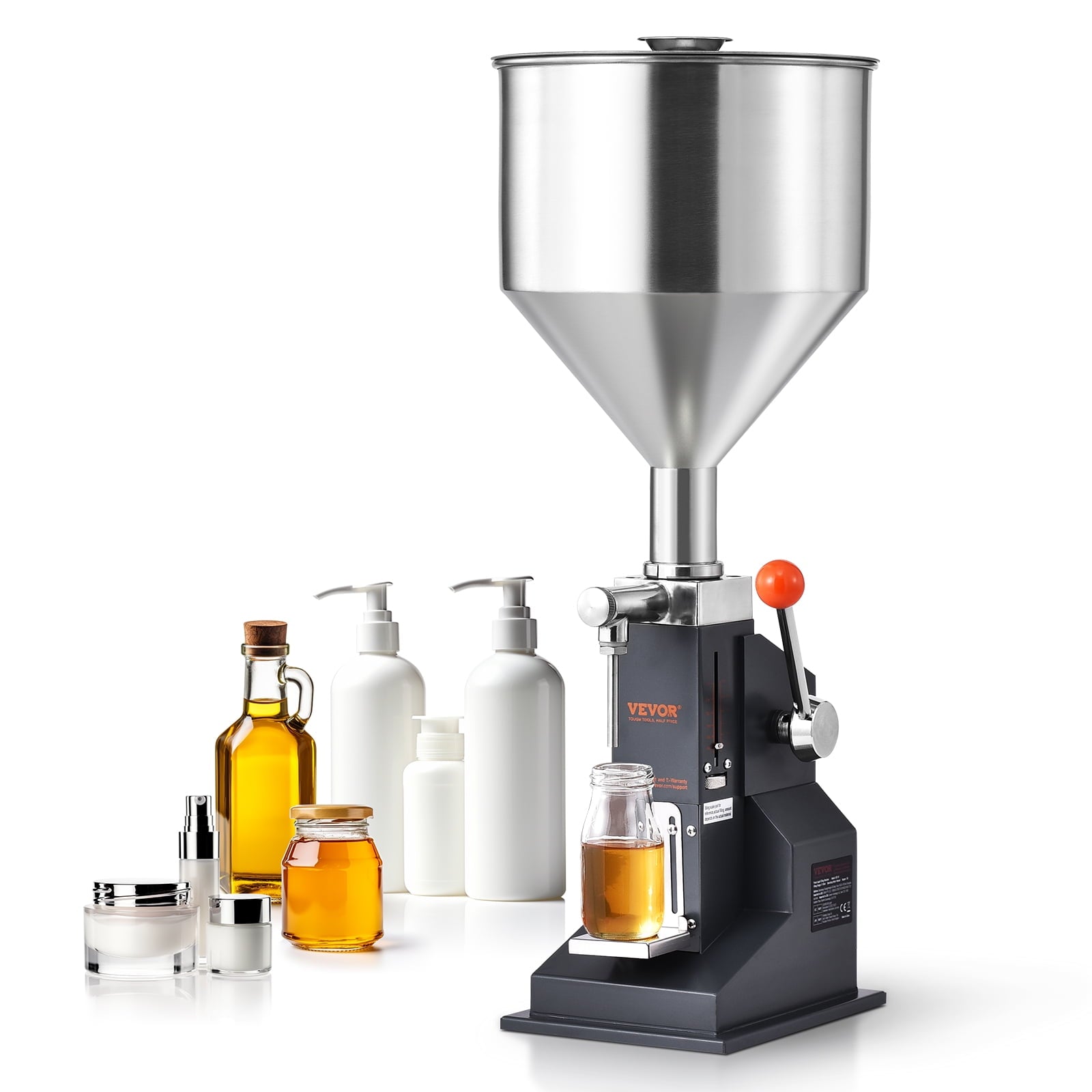 KFFKFF Manual Liquid Filling Machine Oil Paste Bottle Filler 5-100ml Adjustable