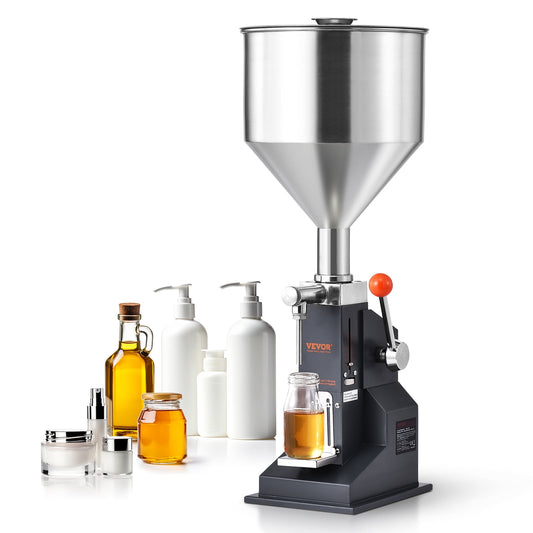 KFFKFF Manual Liquid Filling Machine Oil Paste Bottle Filler 5-100ml Adjustable