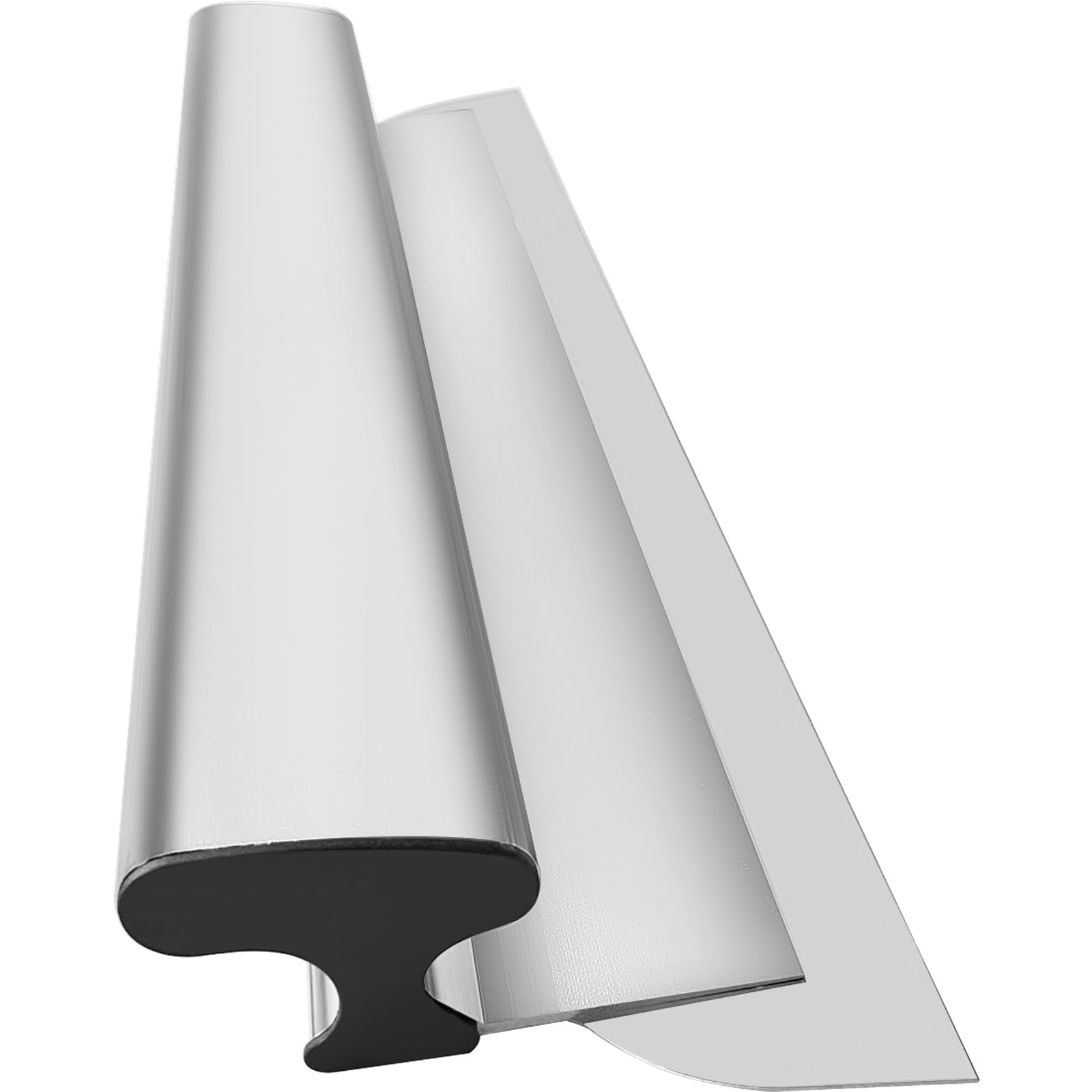 KFFKFF Skim Blade, 24-inch Smoothing Tool, Euro-Grade Stainless Steel Building Knife, Aluminum Blade Profile for Even Knockdown Spatula, Ideal for Gyprock/Drywall/Wall-Board