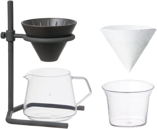 KINTO SCS-S04 27572 Brewer Stand Set, 2 Cups, Coffee, Gift, Present