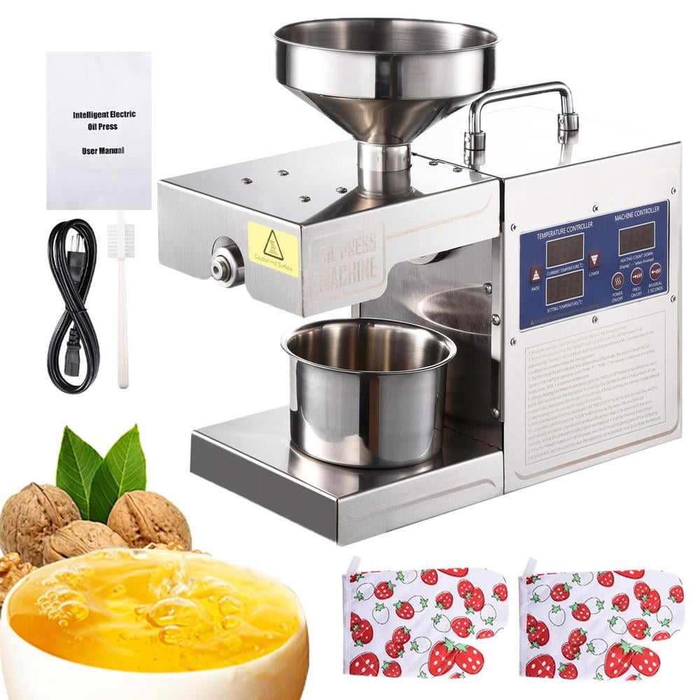 Kagrote Oil Extractor Machine 80 Rpm Oil Expeller For Avocado Stainless Steel Commercial Oil Press Tool Automatic Electric Oil Maker durable