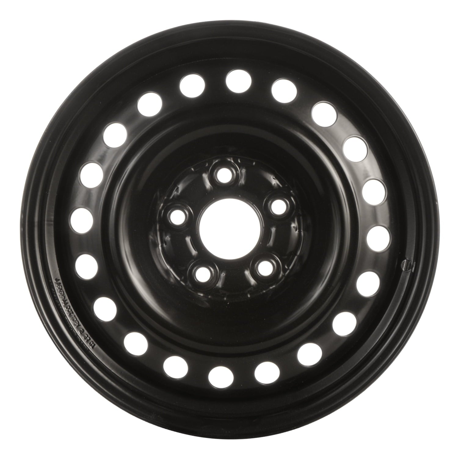 Kai 16 X 6.5 New Premium Replacement Steel Wheel Replica, Black, Fits 1999 - 2003 Honda Odyssey