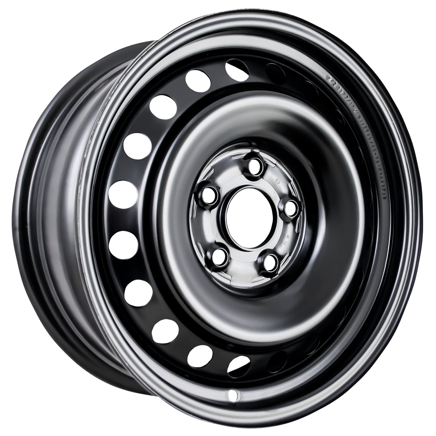 Kai 16 X 6.5 New Premium Replacement Steel Wheel Replica, Black, Fits 2008 - 2018 Nissan Rogue