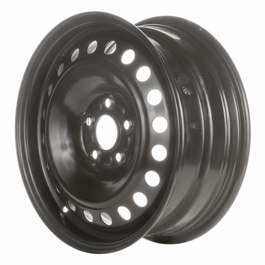 Kai 16 X 6.5 New Premium Replacement Steel Wheel Replica, Black, Fits 2012 - 2014 Ford Focus