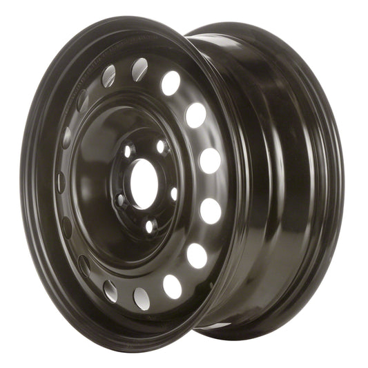 Kai 16 X 6.5 New Standard Replacement Steel Wheel Replica, Black, Fits 2006 - 2010 Kia Optima