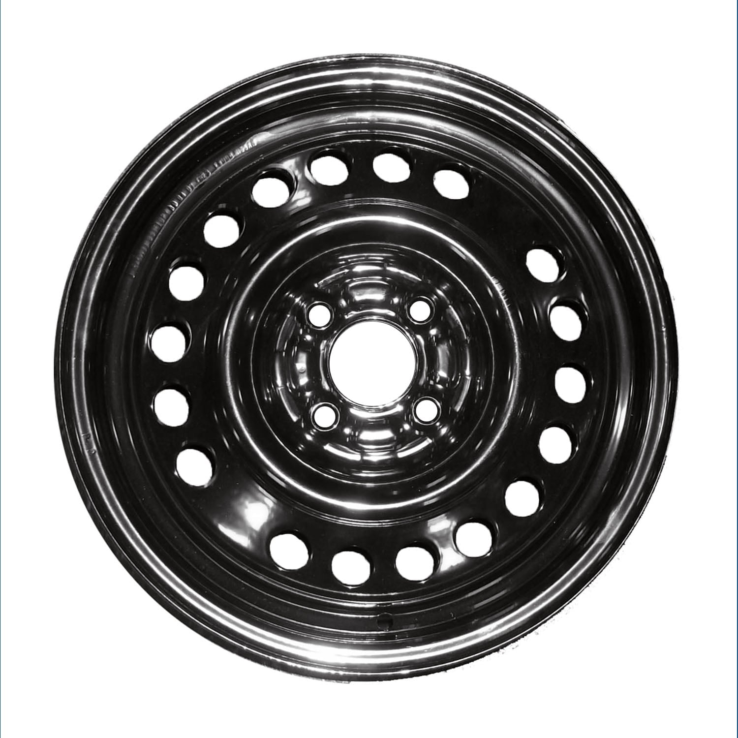 Kai Steel 15 X 5.5 in New Premium Replacement Wheel Replica, Black, Fits 2012 - 2018 Nissan Versa Sedan