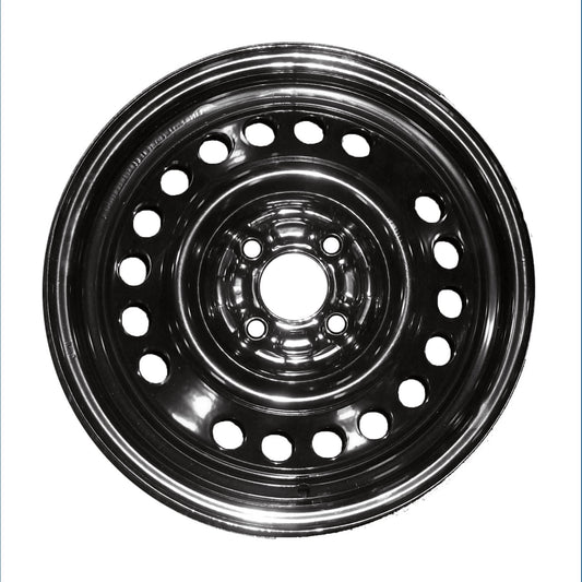 Kai Steel 15 X 5.5 in New Premium Replacement Wheel Replica, Black, Fits 2012 - 2018 Nissan Versa Sedan