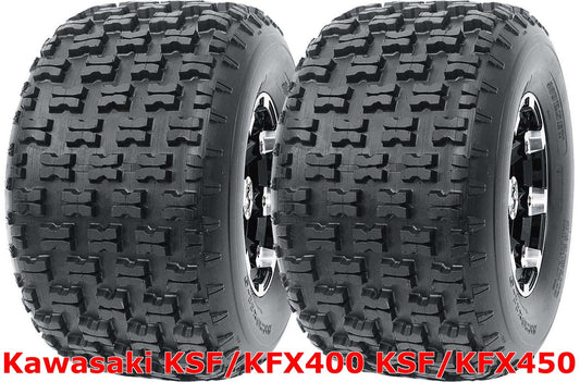 Kawasaki KSF/KFX400 KSF/KFX450 Set 2 Rear 20x10-9 20x10x9 Sport ATV Tires