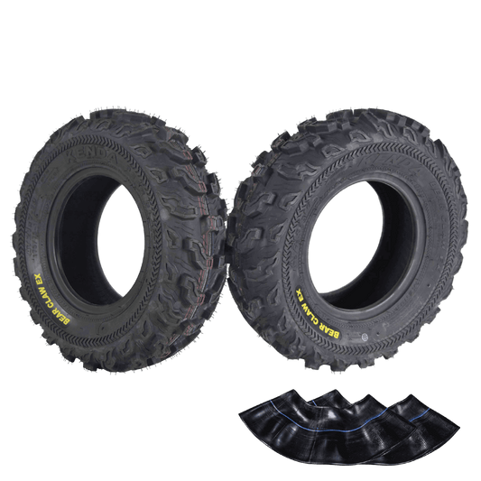 Kenda Bear Claw (2) EX 21x7-10 Front Tires 6 Ply with (2) 21x7-10 TR-6 Inner Tube