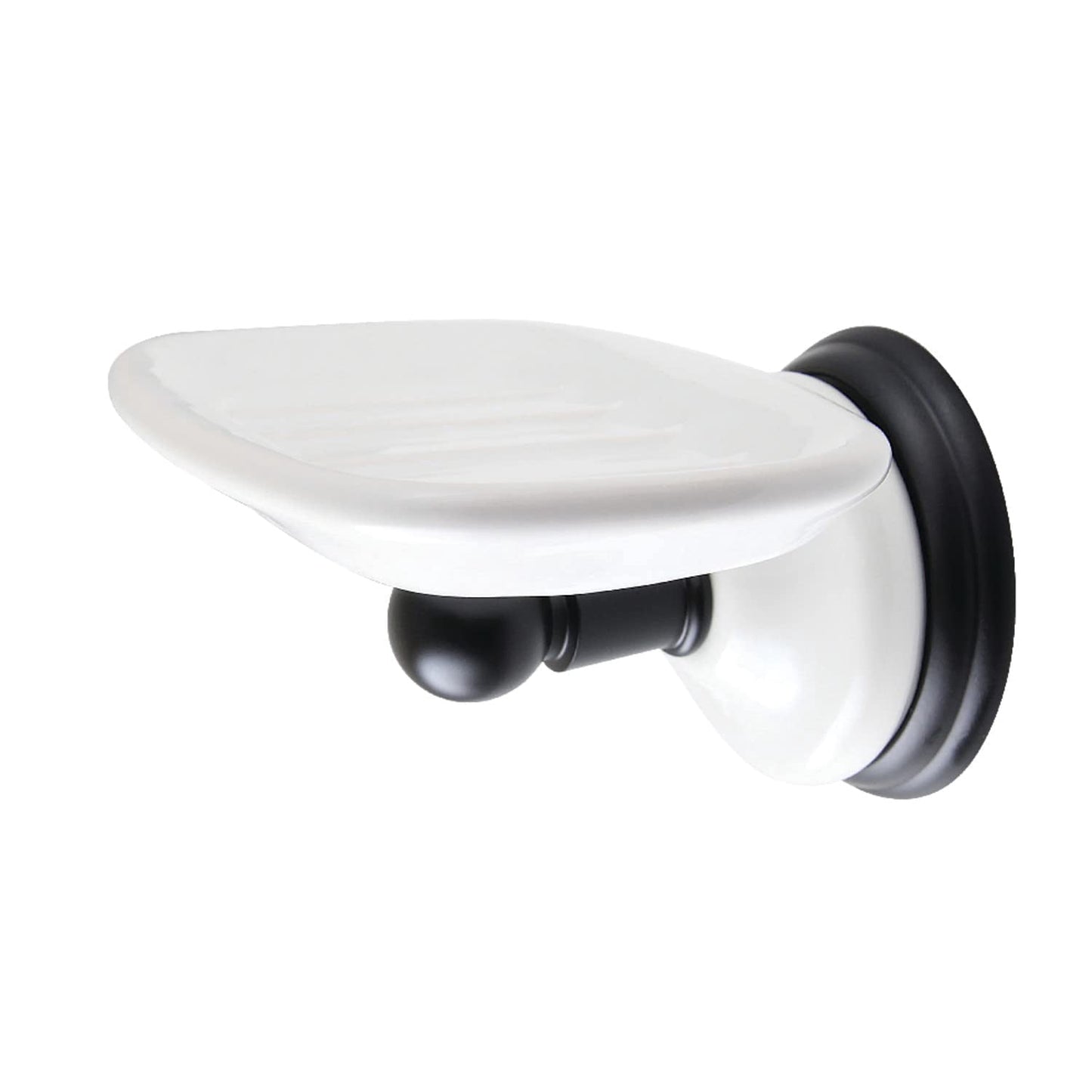 Kingston Brass BA1115BB 2.75 in. Victorian Wall-Mount Soap Dish Holder, Brushed Brass