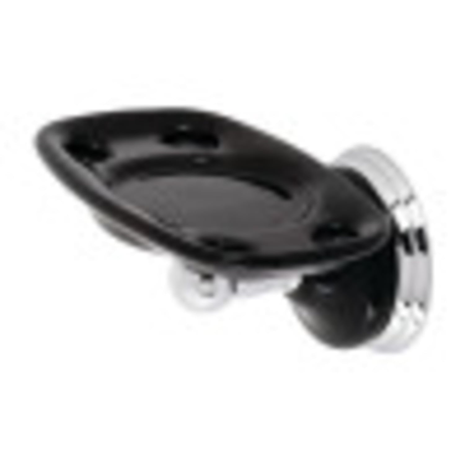 Kingston Brass Water Onyx Toothbrush and Tumbler Holder for Adults, Brass, Polished Chrome Finish