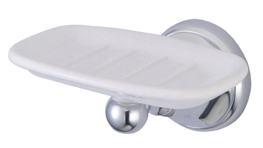 Kingston Brass BA4815C Metropolitan Wall Mount Soap Dish Holder - Chrome