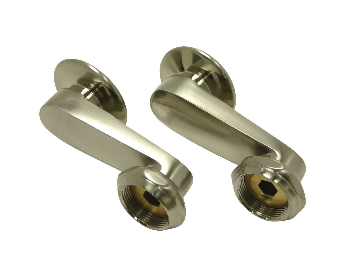 Kingston Brass CC3SE8 Vintage Wall Mount Tub Faucet Swivel Riser Elbow Coupler, Brushed Nickel