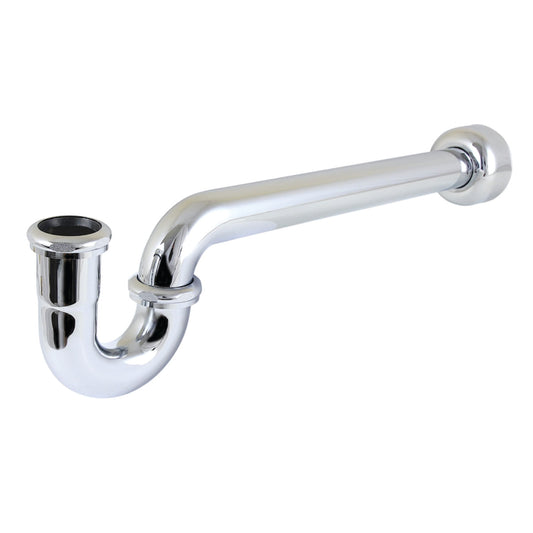 Kingston Brass CC6181 1-1/4" P-Trap with Box Flange, 18" Length, 18 Gauge, Polished Chrome