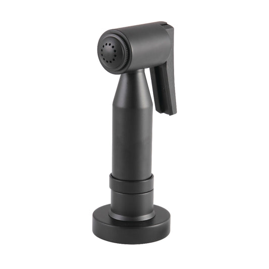 Kingston Brass CCRP21K0 Brass Kitchen Faucet Side Sprayer in Matte Black