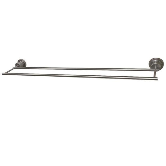 Kingston Brass BAH821330SN Concord 30 in. Double Towel Bar, Brushed Nickel