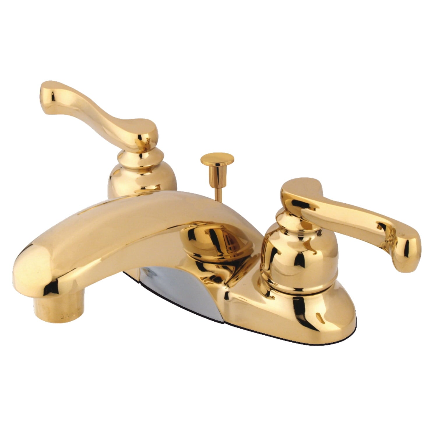 Kingston Brass GKB8622FL Water Saving Royale Centerset Lavatory Faucet, Polished Brass