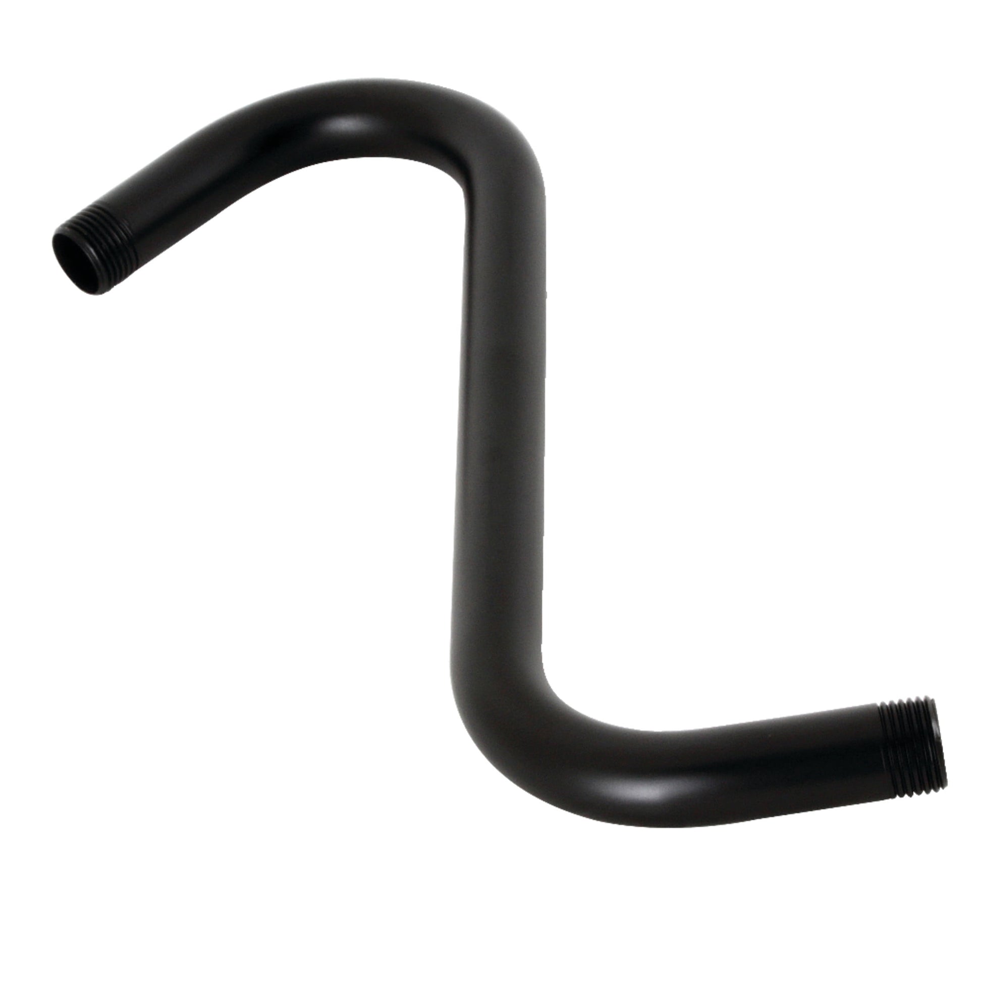 Kingston Brass K159A0 Trimscape 10-Inch S-Shape Shower Arm in Matte Black