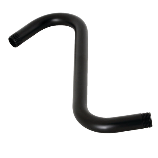 Kingston Brass K159A0 Trimscape 10-Inch S-Shape Shower Arm in Matte Black
