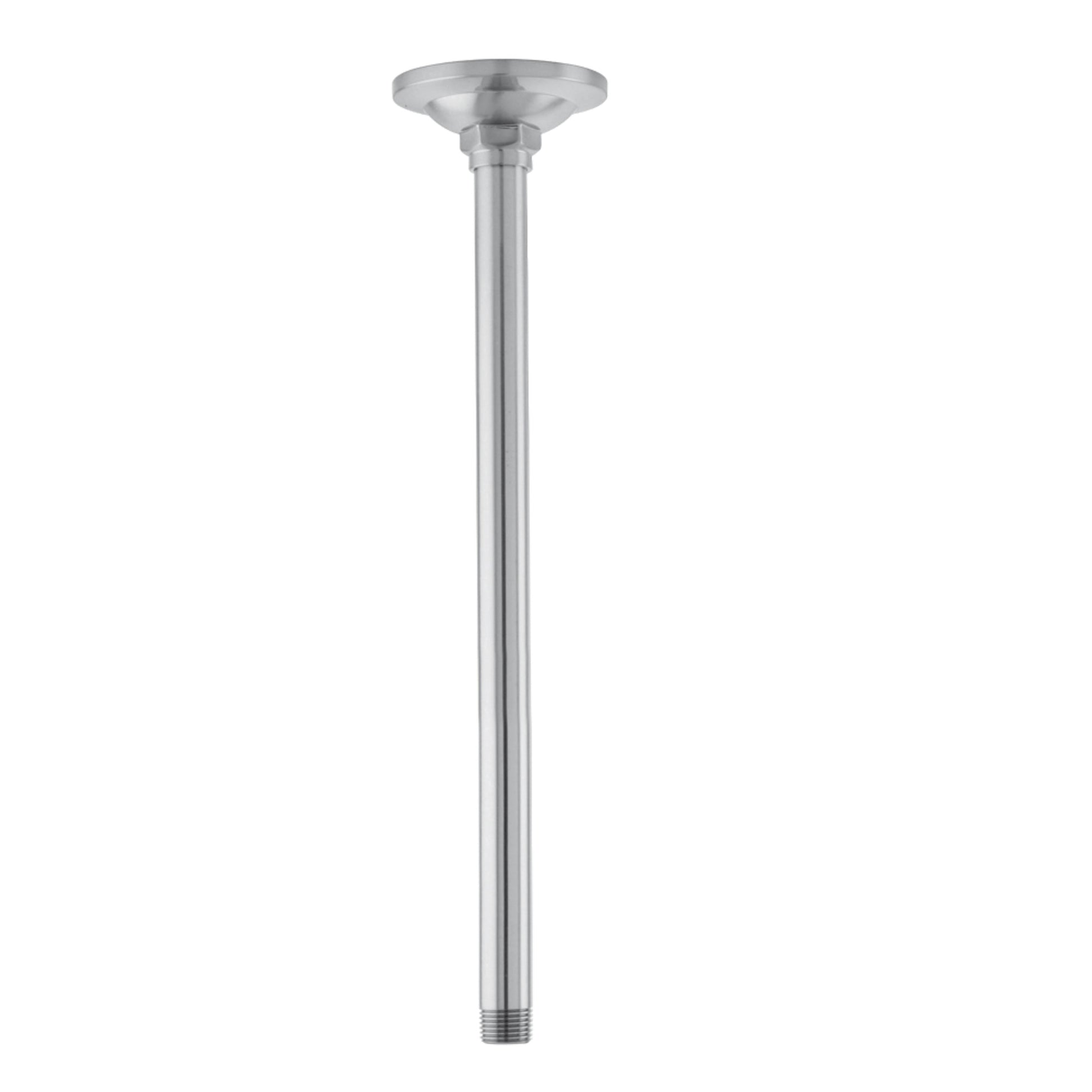 Kingston Brass K210A1 Trimscape 10-Inch Rain Drop Ceiling Mount Shower Arm with Round Flange in Polished Chrome