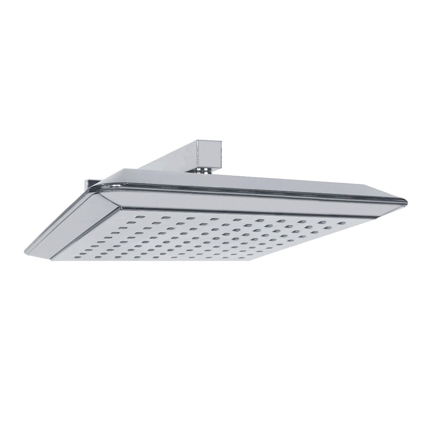 Kingston Brass K251A1CK Shower Scape 9-5/8" Square Shower Head with Shower Arm, Polished Chrome
