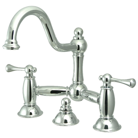 Kingston Brass KB1482PL Victorian One-Handle 1-Hole Deck Mount Bar Faucet in Polished Brass