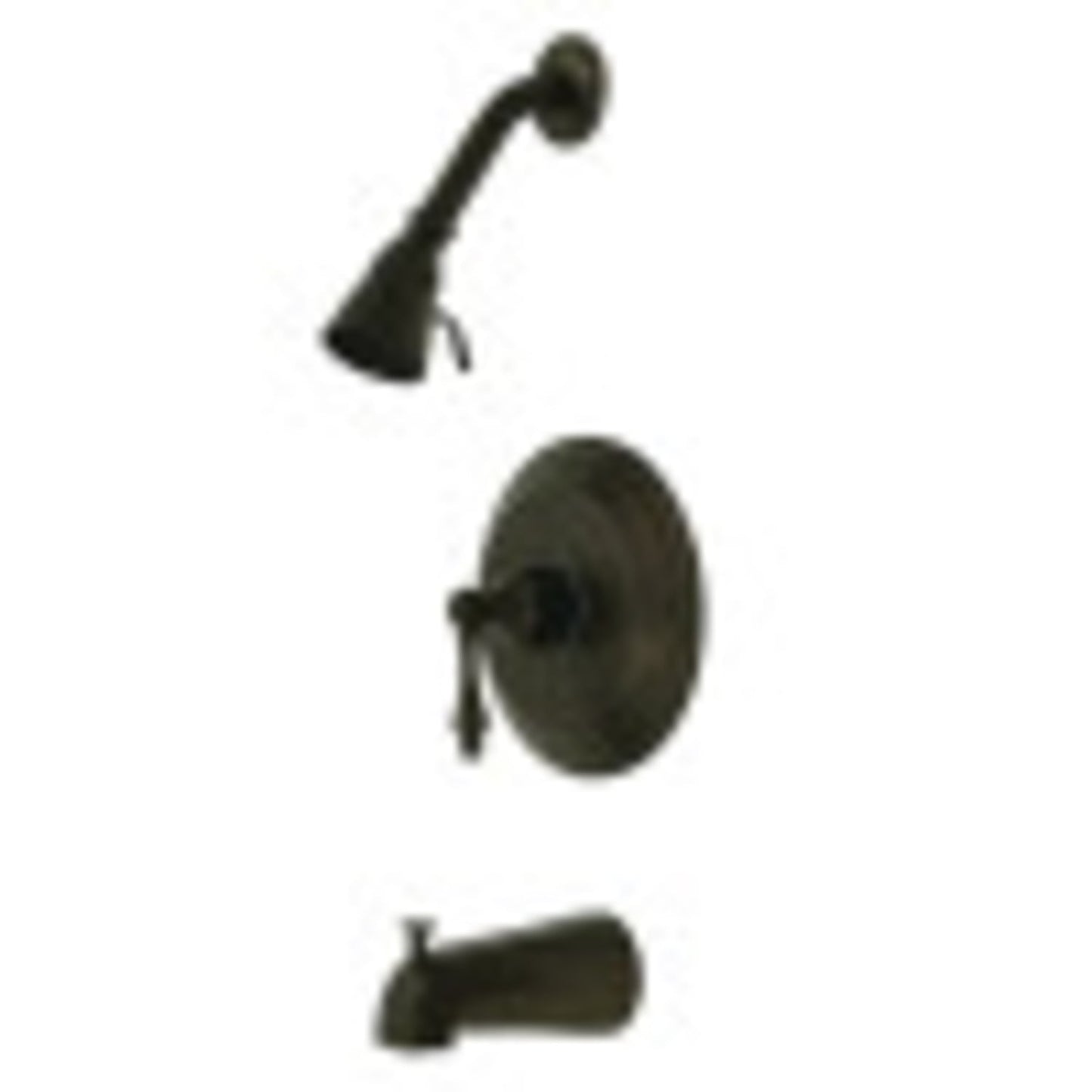 Kingston Brass Kit de Moldura para BaÃ±era y Ducha con Acabado en LatÃ³n Pulido