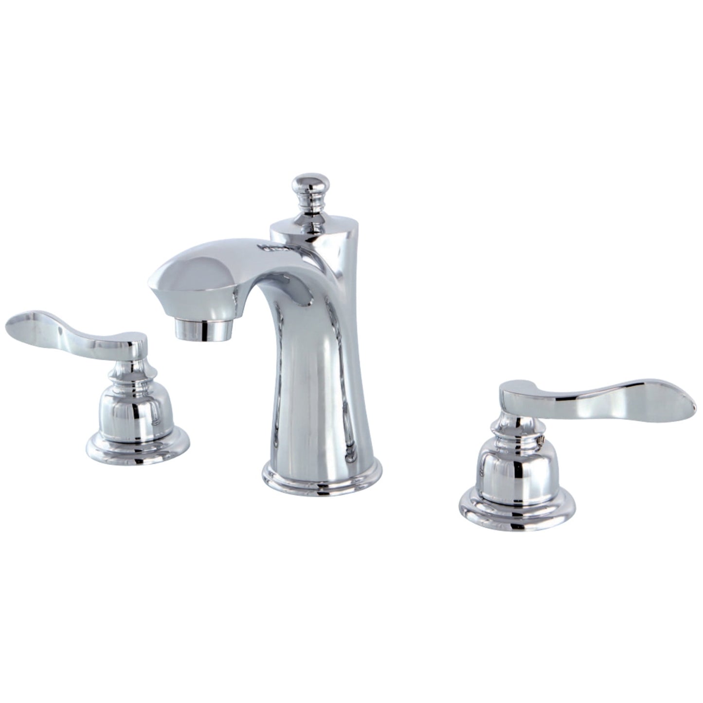 Kingston Brass KB7965NFL 8 in. Widespread Bathroom Faucet, Oil Rubbed Bronze
