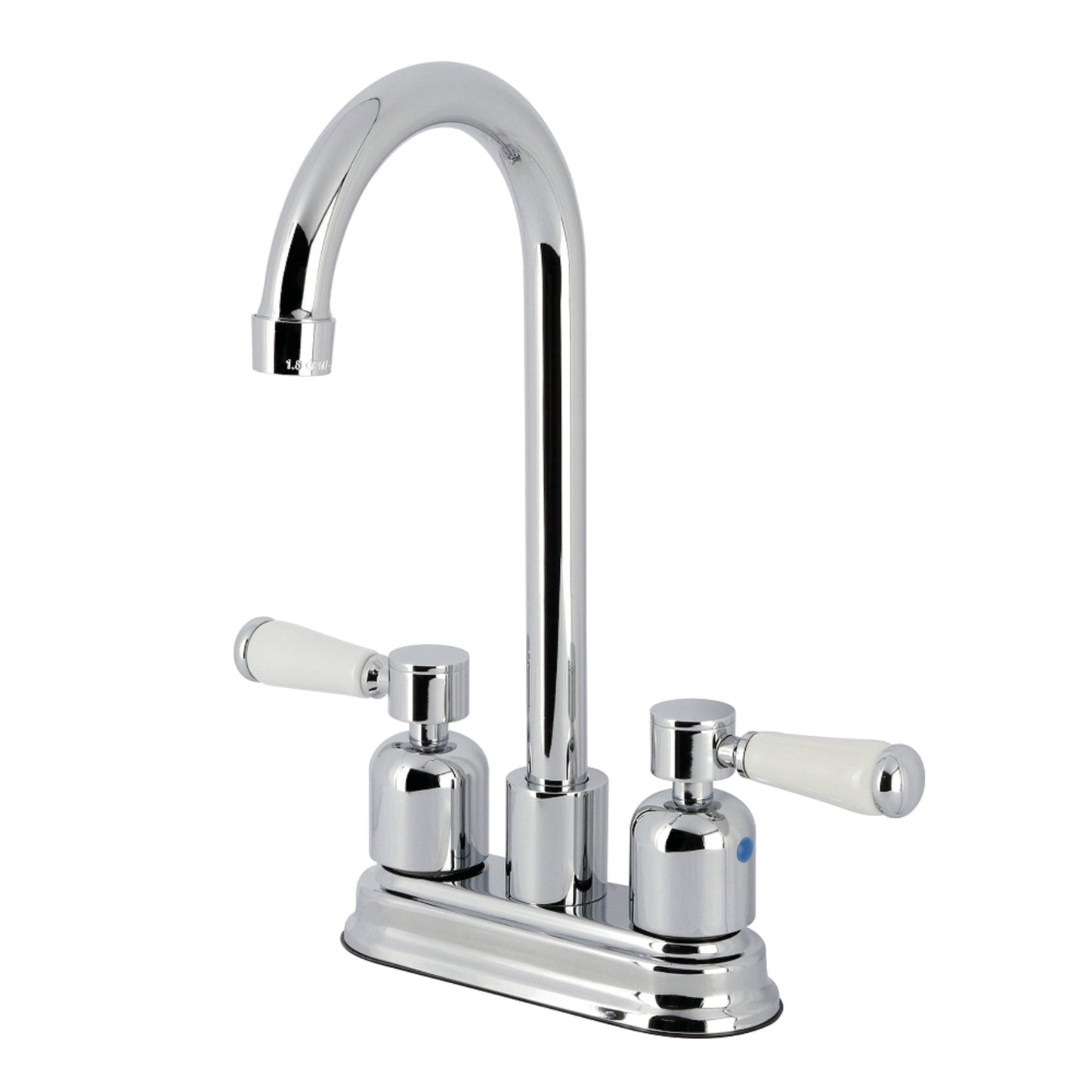 Kingston Brass KB8491DPL Paris Two-Handle 2-Hole Deck Mount Bar Faucet in Polished Chrome